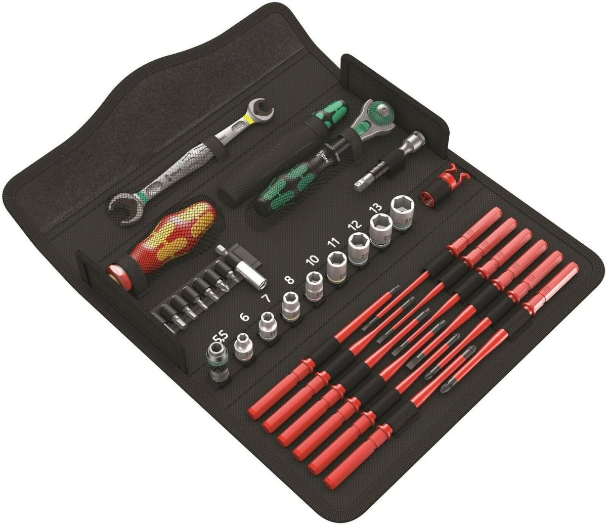 Wera Kraftform Kompakt Maintenance W1 USA Set Metric 35 Pieces 05135870001 - Mr. Tools