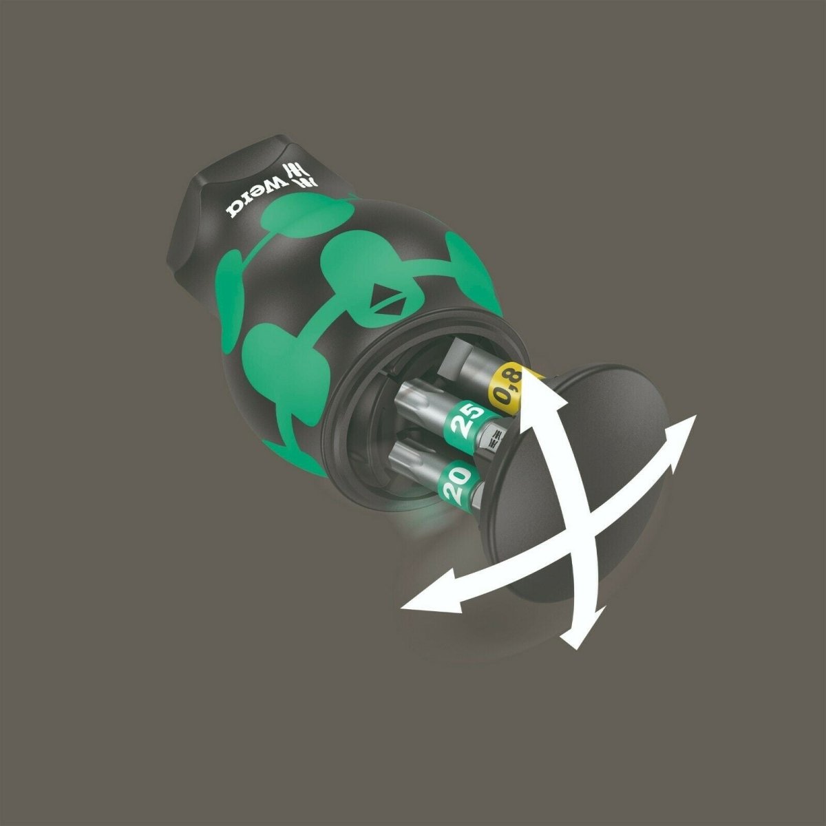 Wera Kraftform Kompakt Stubby Magazine 1 Screwdriver Set 05008873001 - Mr. Tools
