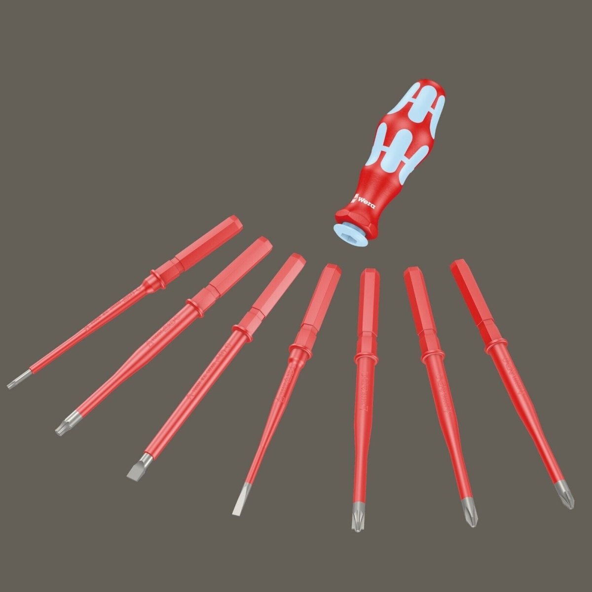 Wera Kraftform Kompakt VDE Stainless 8 Extra Slim 1 TORX® Set 8 Pieces 05059040001 - Mr. Tools