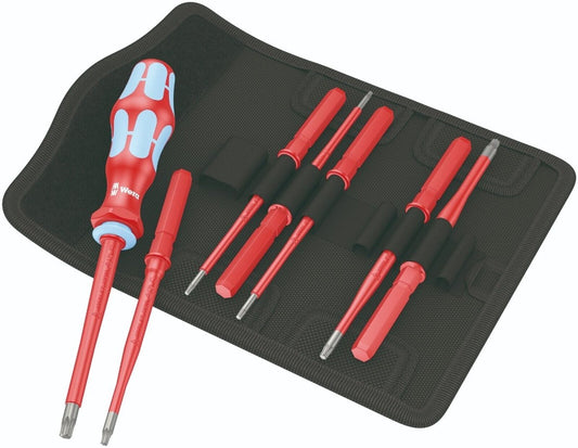 Wera Kraftform Kompakt VDE Stainless 8 Extra Slim 1 TORX® Set 8 Pieces 05059040001 - Mr. Tools
