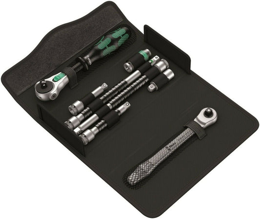 Wera Kraftform Kompakt Zyklop MS1 Metal Speed Socket Wrench Set 1/4" 05135949001 - Mr. Tools