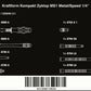 Wera Kraftform Kompakt Zyklop MS1 Metal Speed Socket Wrench Set 1/4" 05135949001 - Mr. Tools