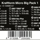 Wera Kraftform Micro Big Pack 1 Precision Screwdriver Set 05134000001 - Mr. Tools