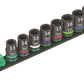 Wera Magnetic Socket Rail C Impaktor 1 Set 1/2" Drive 9 Pieces 05005490001 - Mr. Tools