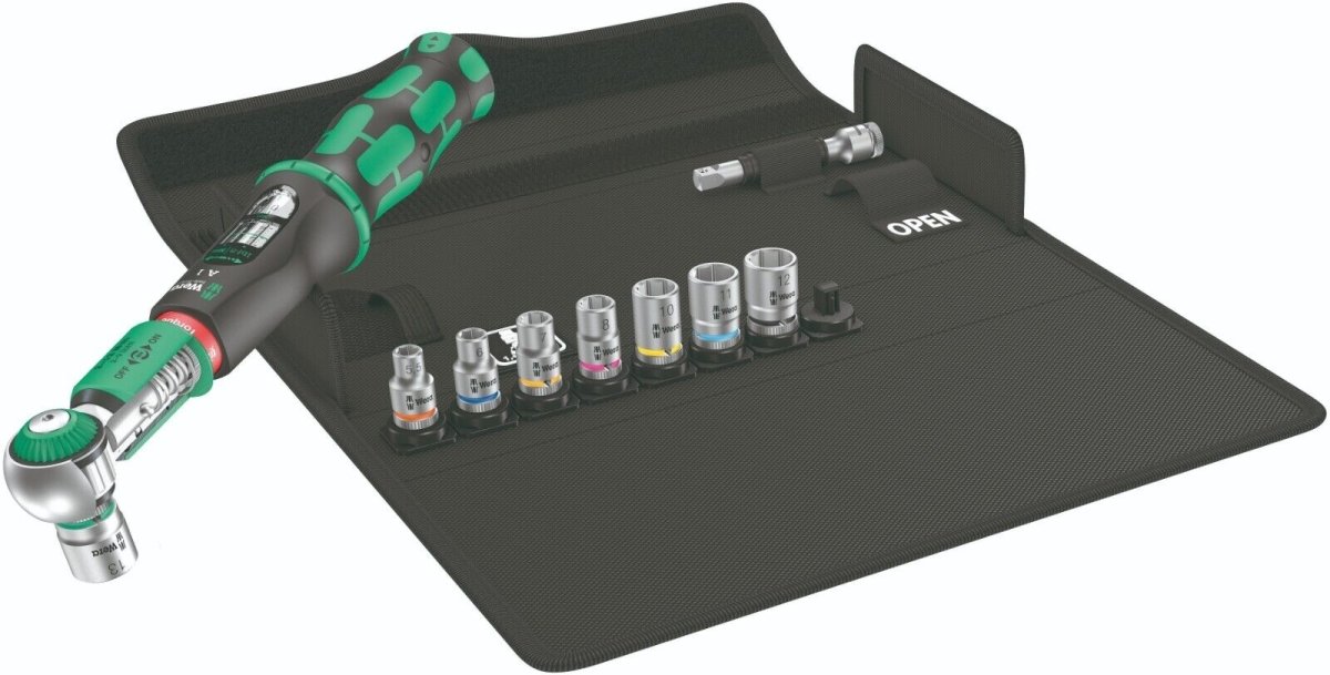 Wera Safe Torque A 1 Set 1 Wrench Set 2 - 12 Nm 1/4" Drive Metric 05075830001 - Mr. Tools