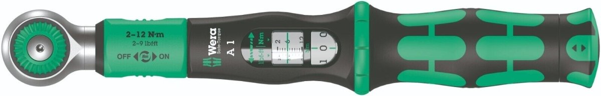 Wera Safe Torque A 1 Torque Wrench 2 - 12 Nm 1/4" Drive 05075800001 - Mr. Tools
