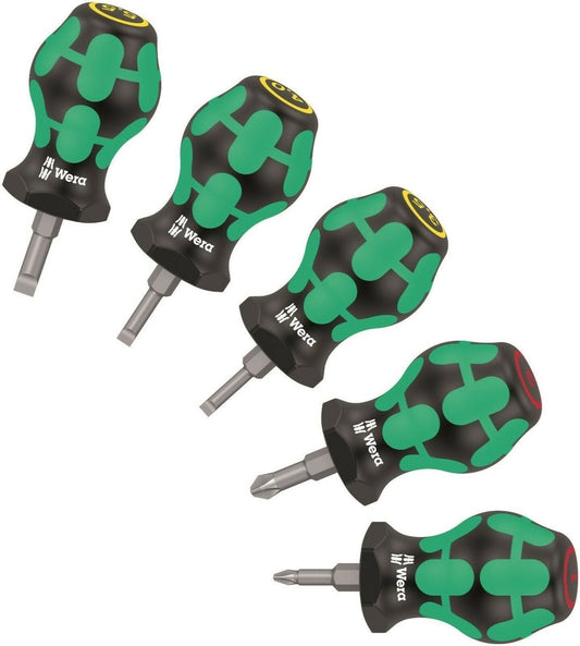 Wera Stubby Set 1 Screwdriver Set 5 Piece 05008870001 - Mr. Tools