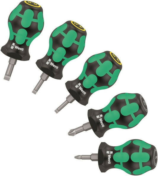 Wera Stubby Set 2 Screwdriver Set 5 Piece 05008871001 - Mr. Tools