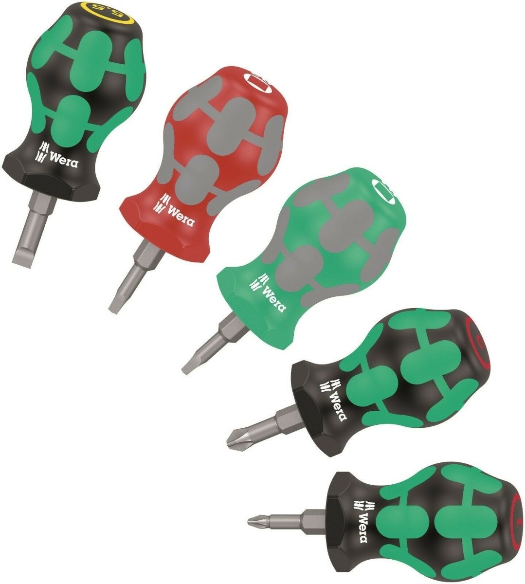 Wera Stubby Set 3 Screwdriver Set 5 Piece 05008872001 - Mr. Tools