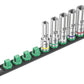 Wera Zyklop Magnetic Socket Rail C Deep 1 Set 1/2" Drive 6 Pieces 05005470001 - Mr. Tools