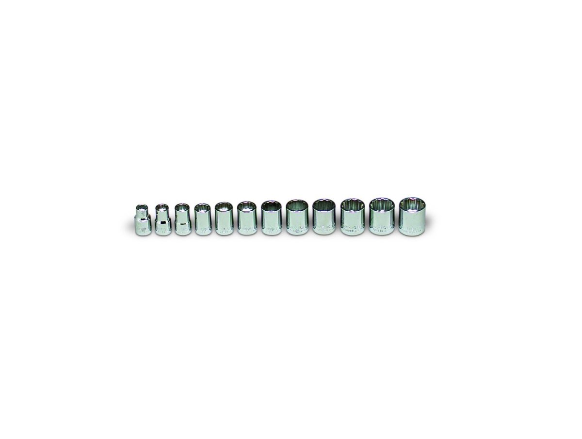 Wright Tool 12 Point Socket Set 12 Piece 3/8" Drive Metric 349 - Mr. Tools