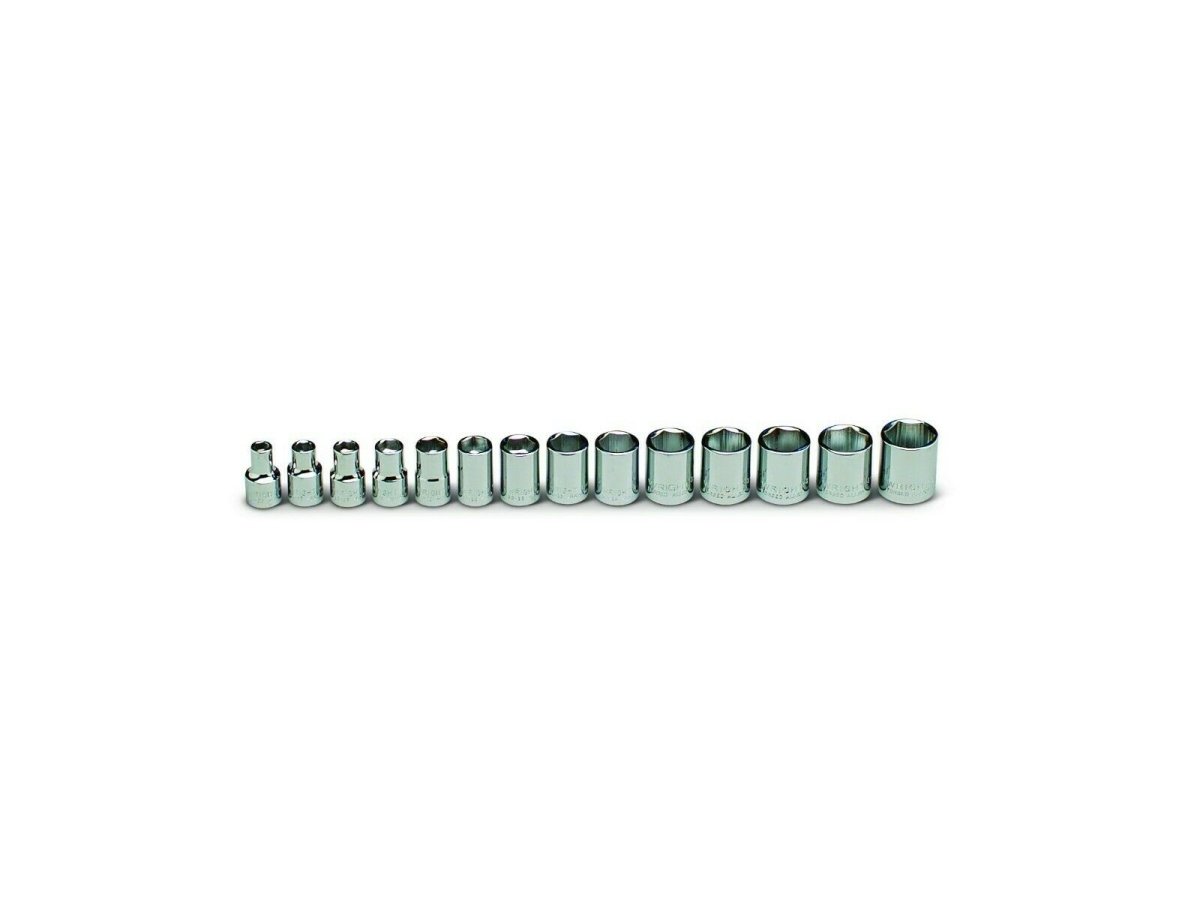 Wright Tool 6 Point Socket Set 14 Piece 3/8" Drive Metric 354 - Mr. Tools