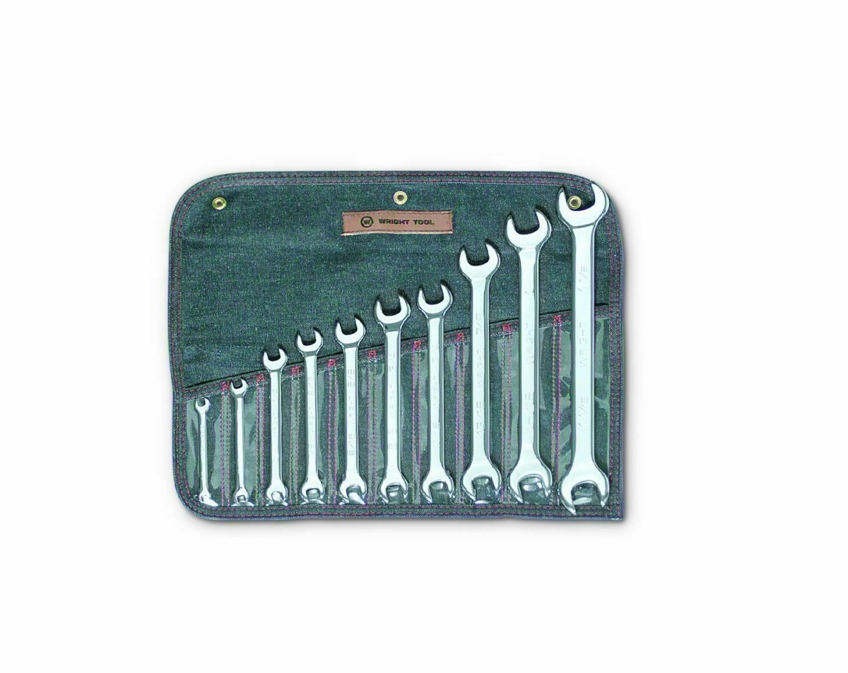 Wright Tool Open End Wrench Set 10 Piece SAE 739 - Mr. Tools