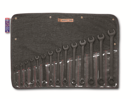 Wright Tool WRIGHTGRIP® 2.0 12 Point Black Combination Wrench Set SAE 721 - Mr. Tools