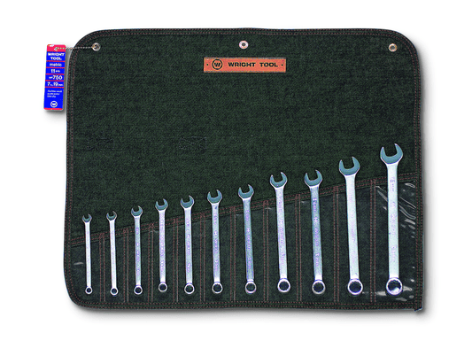 Wright Tool WRIGHTGRIP® 2.0 12 Point Combination Wrench Set 11 Piece Metric 750 - Mr. Tools