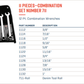 Wright Tool WRIGHTGRIP® 2.0 12 Point Combination Wrench Set 11 Piece SAE 711 - Mr. Tools