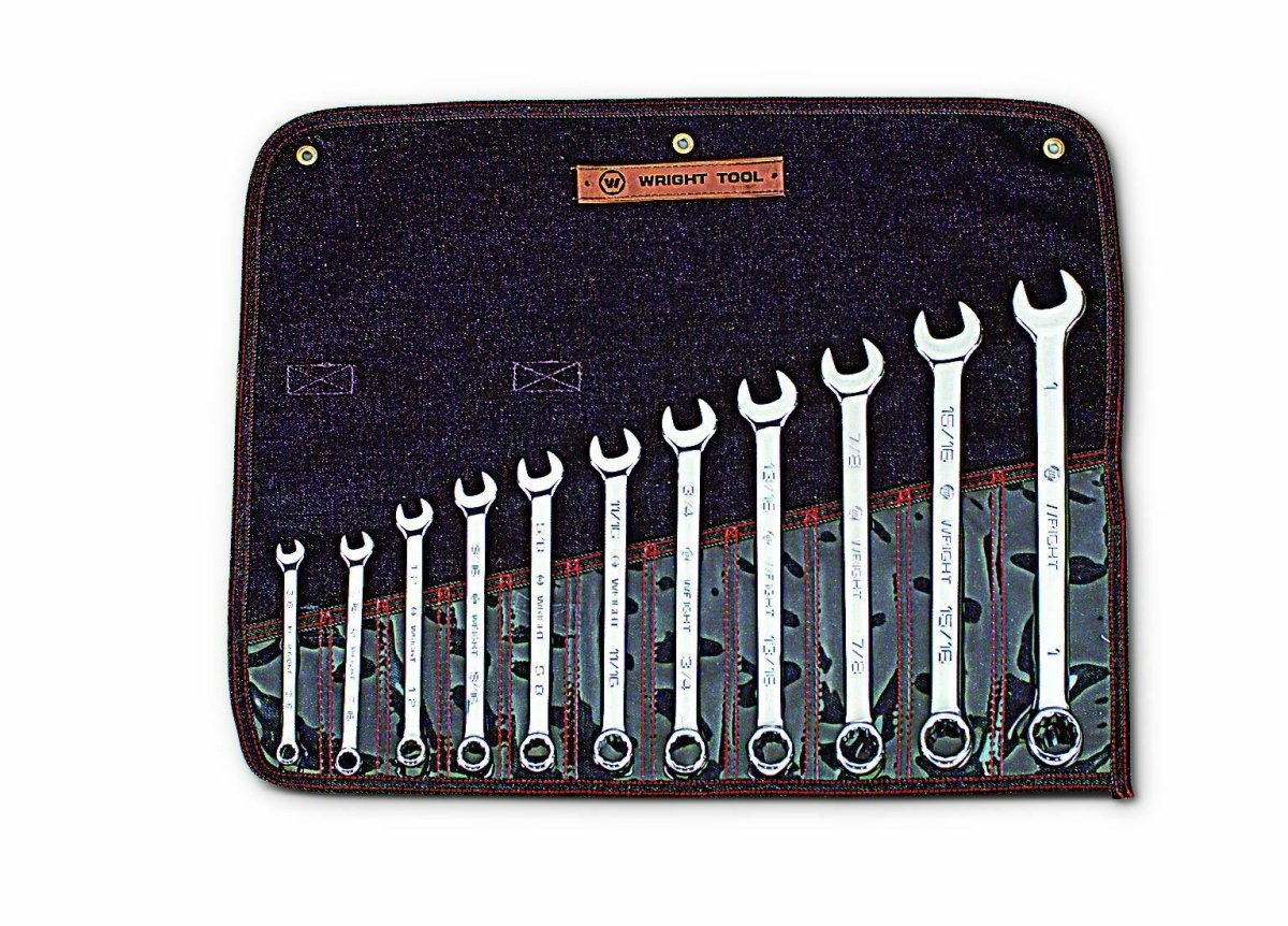Wright Tool WRIGHTGRIP® 2.0 12 Point Combination Wrench Set 11 Piece SAE 911 - Mr. Tools