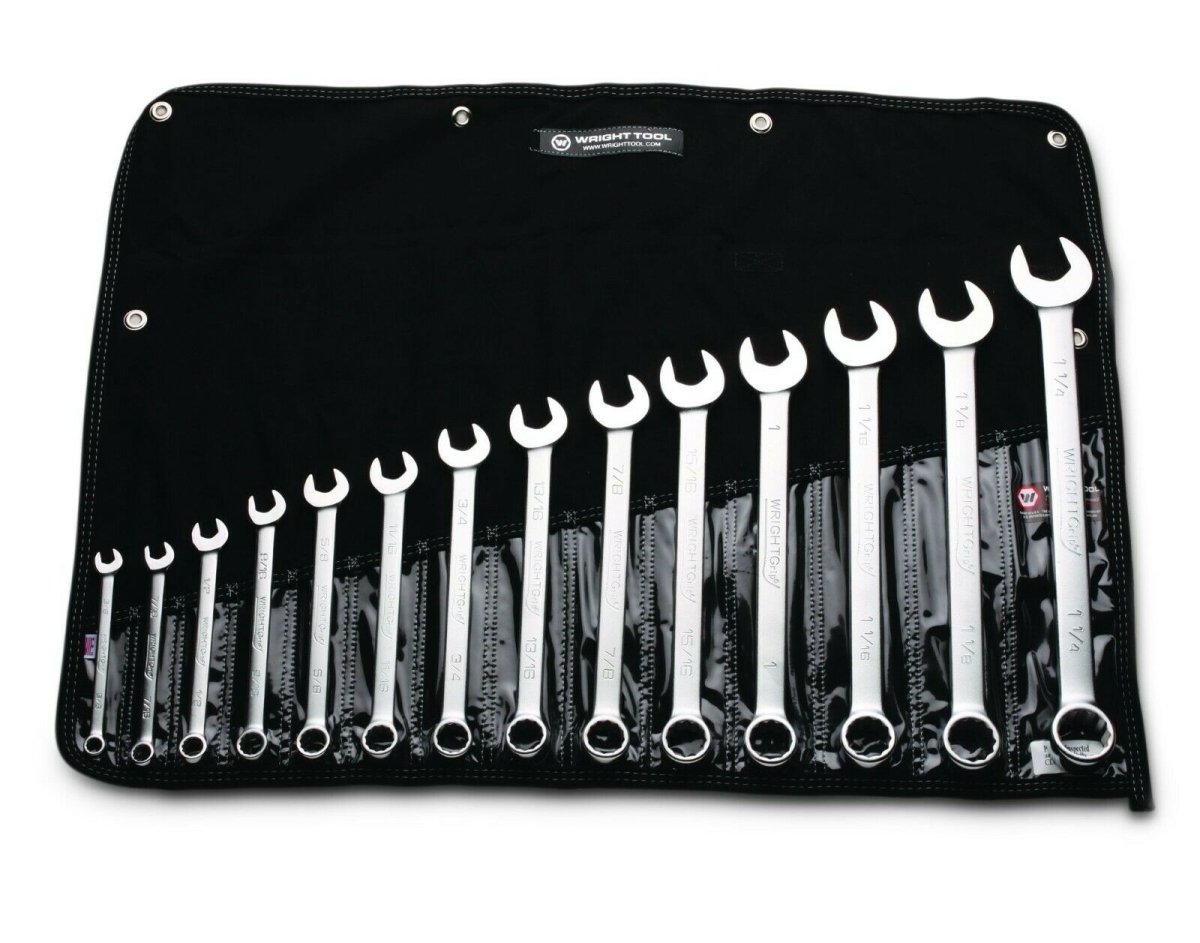 Wright Tool WRIGHTGRIP® 2.0 12 Point Combination Wrench Set 14 Piece SAE 714 - Mr. Tools