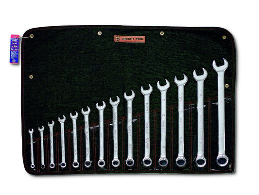 Wright Tool WRIGHTGRIP® 2.0 12 Point Combination Wrench Set 14 Piece SAE 914 - Mr. Tools