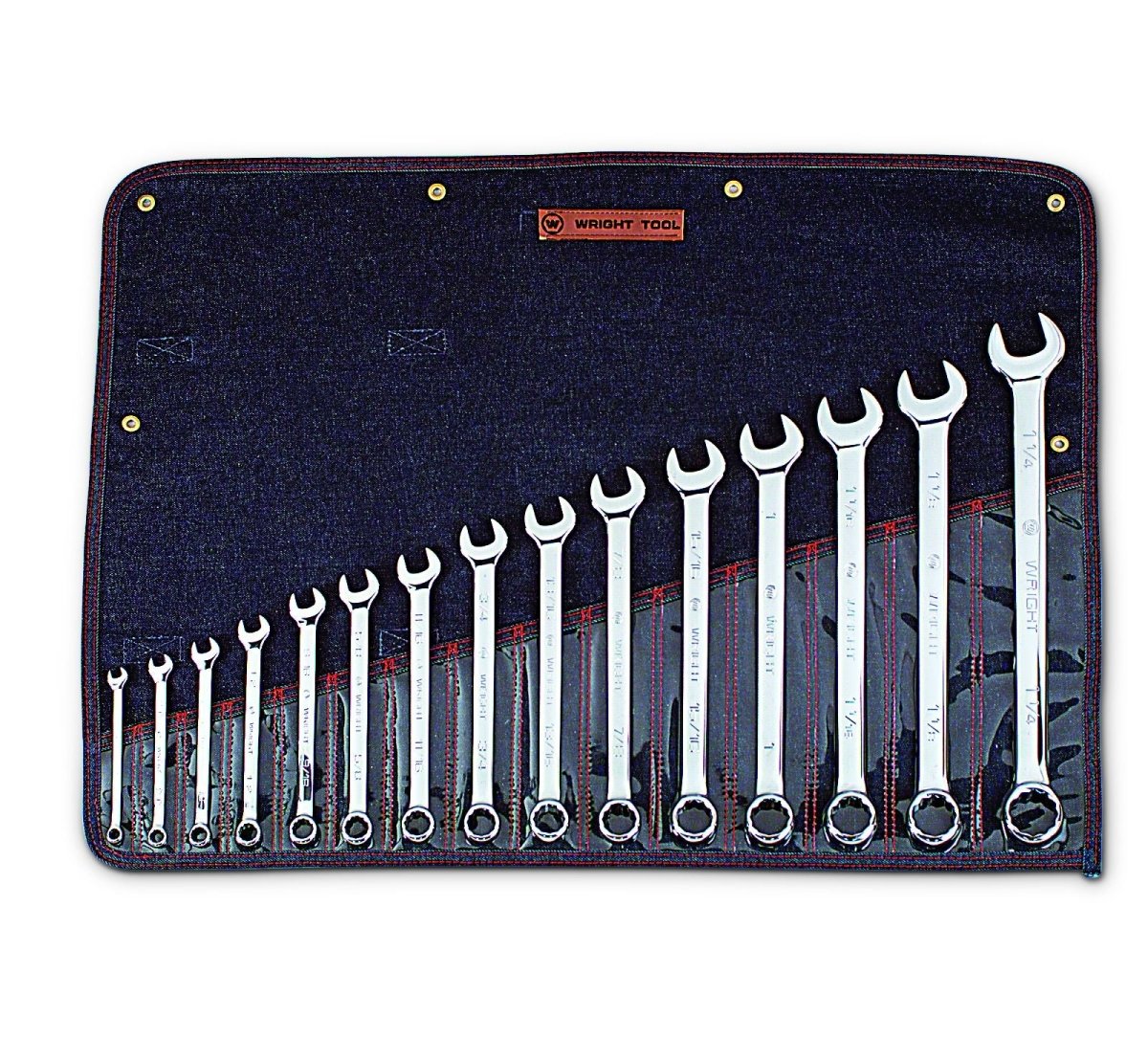 Wright Tool WRIGHTGRIP® 2.0 12 Point Combination Wrench Set 15 Piece SAE 915 - Mr. Tools