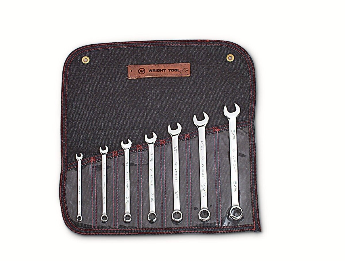 Wright Tool WRIGHTGRIP® 2.0 12 Point Combination Wrench Set 7 Piece SAE 905 - Mr. Tools