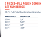 Wright Tool WRIGHTGRIP® 2.0 12 Point Combination Wrench Set 7 Piece SAE 905 - Mr. Tools