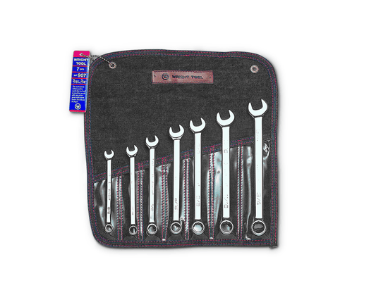 Wright Tool WRIGHTGRIP® 2.0 12 Point Combination Wrench Set 7 Piece SAE 907 - Mr. Tools