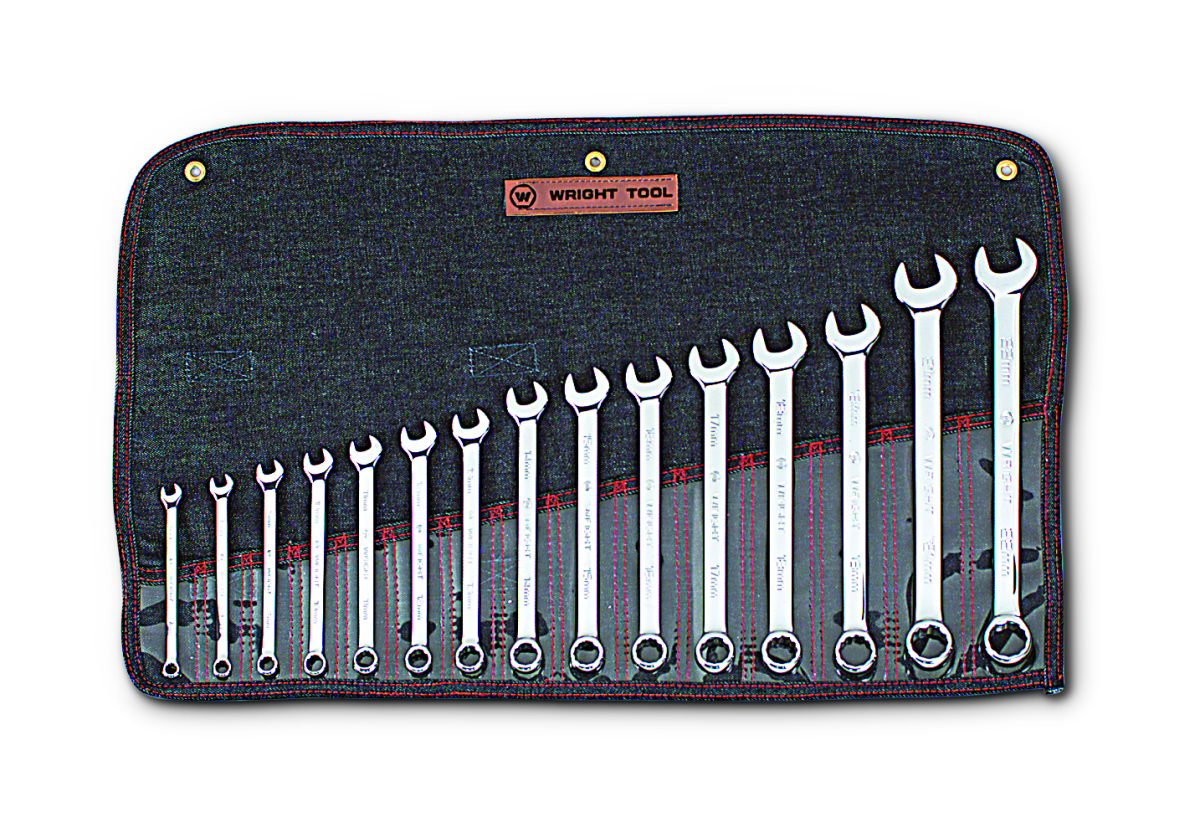 Wright Tool WRIGHTGRIP® 2.0 Metric Wrench Set – 15 - Piece 12 Point Combination – 952 - Mr. Tools